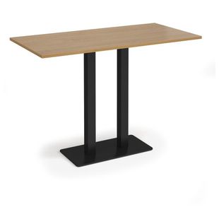 Eros rect poseur table twin uprights