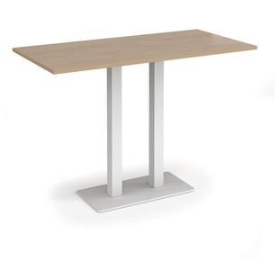 Eros rect poseur table twin uprights