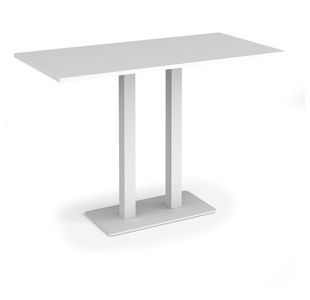 Eros rect poseur table twin uprights