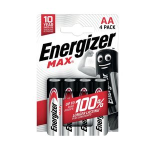 Energizer Max AA Battery Pk4