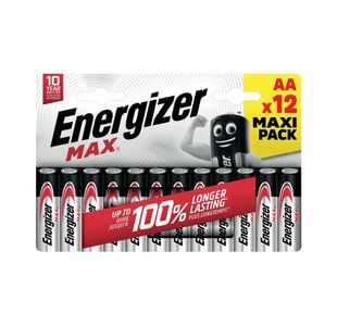 Energizer Max AA Battery Pk12