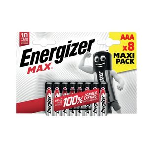 Energizer Max AAA Battery Pk8