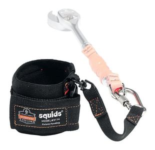 Pull-On Wrist Tool Lanyard Carabiner