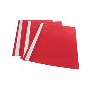 Esselte Report File PP A4 Red Pk25