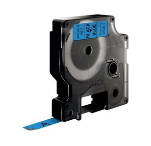 Dymo 1000 Label Tape 9mm Black Blue