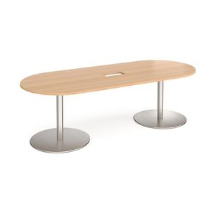 Eternal radial end power ready table