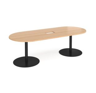 Eternal radial end power ready table