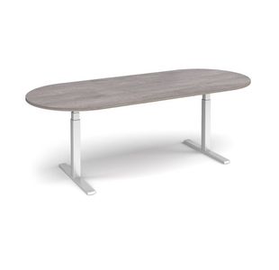 Elev8 Touch radial end boardroom table