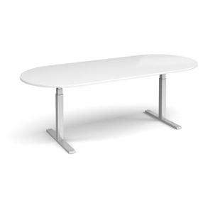 Elev8 Touch radial end boardroom table