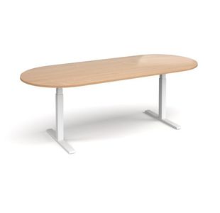 Elev8 Touch radial end boardroom table