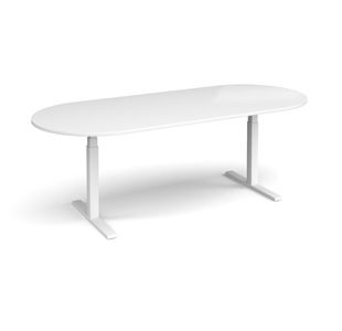 Elev8 Touch radial end boardroom table