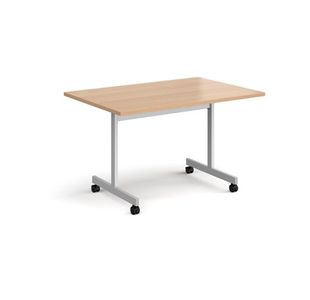 Rectangular fliptop meeting table