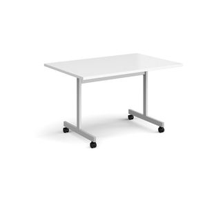 Rectangular fliptop meeting table