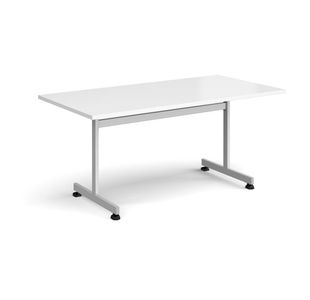 Rectangular fliptop meeting table