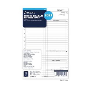 Filofax Refill Day Per Page A5 2025