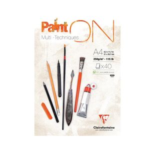 Clairefontaine Paint On Pad A4 Pk4