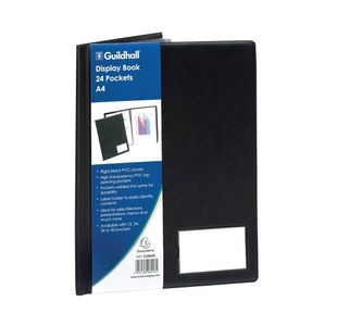 Guildhall Display Book 24Pt A4 Blk