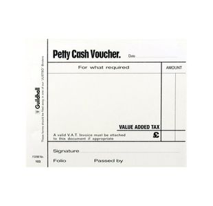 Guildhall Petty Cash Pad 100Lf Pk 5