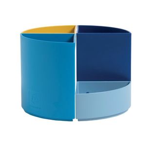 Exacompta Bee Blue Quarter Desk Tidy