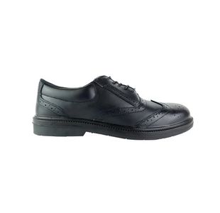 Samson Brogue Saf Shoe Blk Sz10