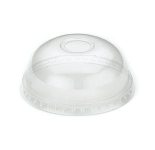 Domed Lid with Hole RPET 9oz Pk2000