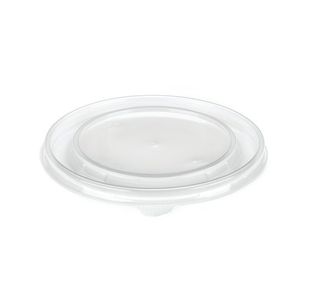 Round Lid 500/750/1000ml Clear Pk300