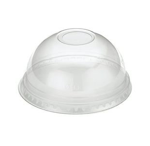 Domed Lid w/Hole RPET 16 24oz Pk1000