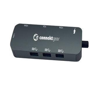 Connekt Gear Dual Scrn USB-C Dok Sta