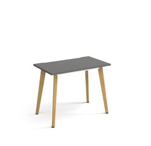 Giza wooden leg 600mm deep desk