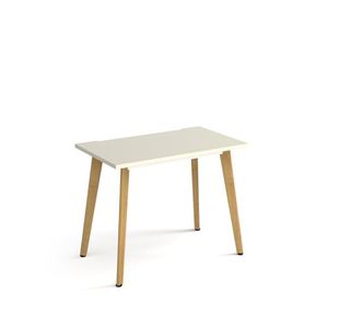 Giza wooden leg 600mm deep desk