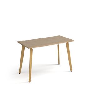 Giza wooden leg 600mm deep desk