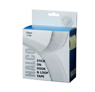 Halco Hook Loop Tape Roll 20mmx5m