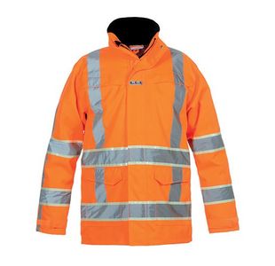 Italie Hi Vis Parka Orange M