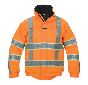 India Hi Vis Pilot Jacket Orange S