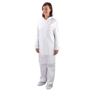 Shield White Aprons On Roll Pk5 A2W/R