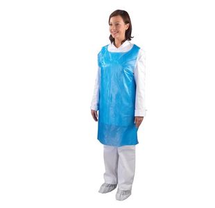 Shield Blue Aprons On Roll Pk5 A2B/R