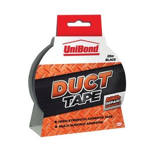 Unibond Duct Tape 50Mm X25M Blk 1517009