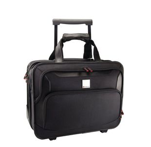 Masters Dlx Nyl Wheeled Laptop Case Blk