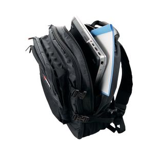 Monolith Laptop Backpack Black/Blue 9106