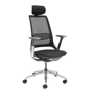 Holden mesh back operator chair blk