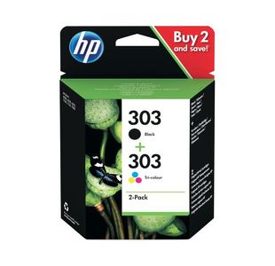 HP 303 Ink Twinpk Blk/Tri-Color CMY