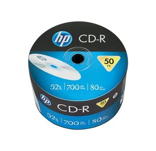 HP CD-R 52X 700MB Wrap Pk50