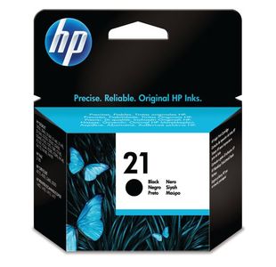 Hp Inkjet Print Cart No 21 Black C9351Ae