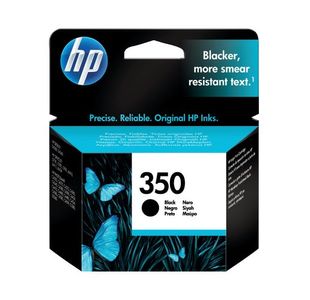 Hp No 350 Inkjet Cartridge Black Cb335Ee