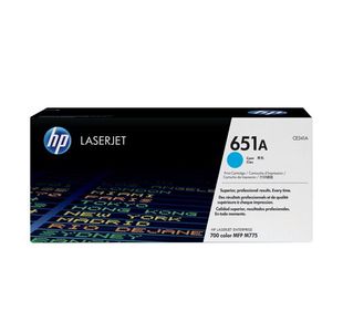 Hp 651A Cyan Toner Cartridge Lj 700 Mfp