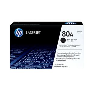 Hp No80A Toner Cartridge Black Cf280A