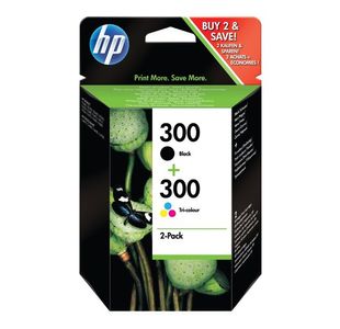 Hp No300 Inkjet Black/3-Colour Cn637Ee