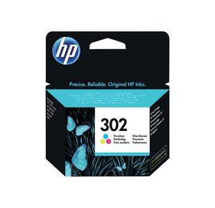 Hp No302 Tri Colour Original Ink Cartridge