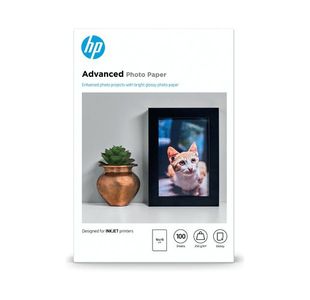 Hp Advan Glsy Pht Ppr 250G 10X15Cm Pk100