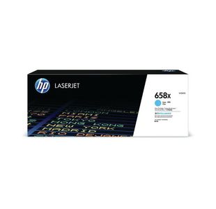 HP 658X Cyan Laserjet Toner Crtridge